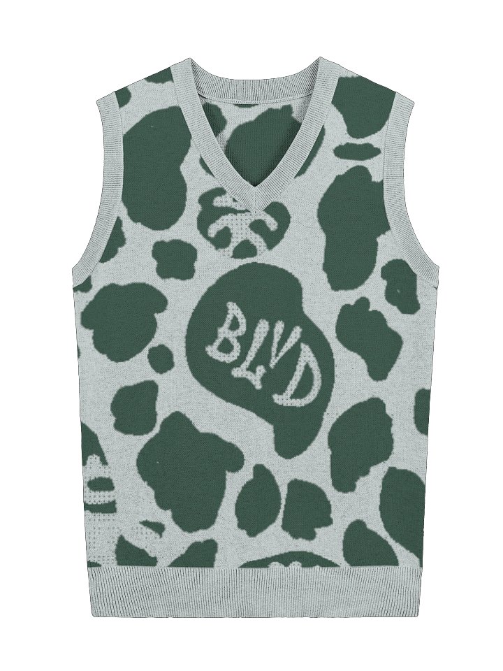 BLVD Sweater Vest Green Mint product image (2)