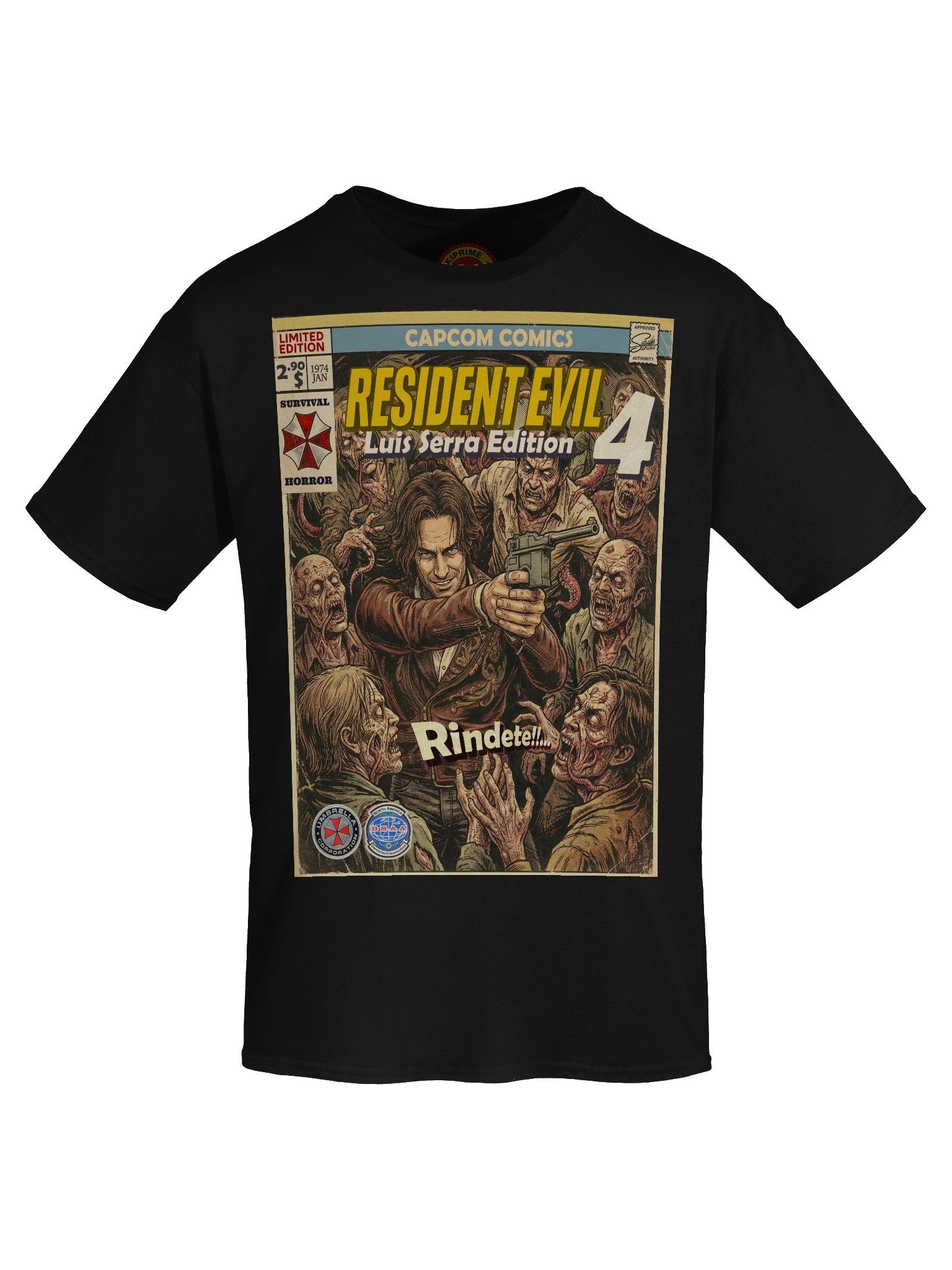Resident Evil 4 Luis Serra Comic Art T-Shirt product image (5)