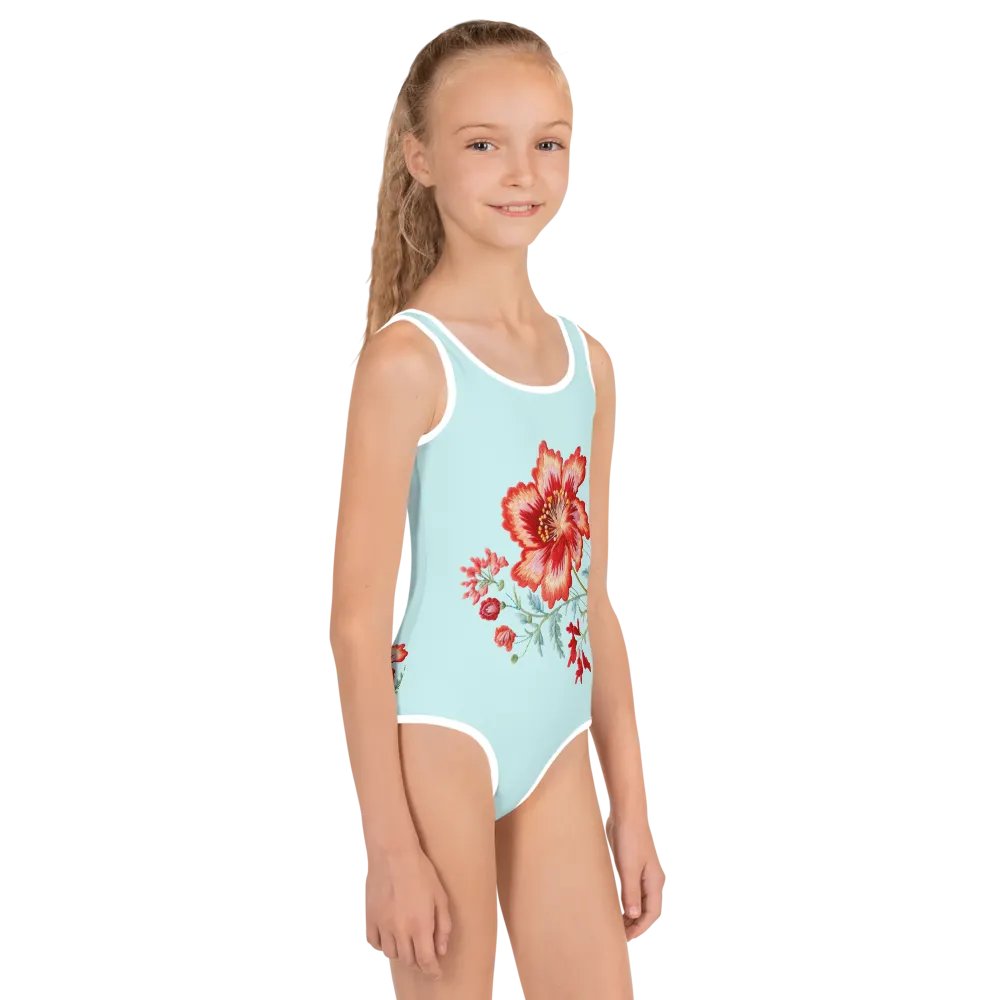 Radiant Blooms Kids Swimsuit product image (8)