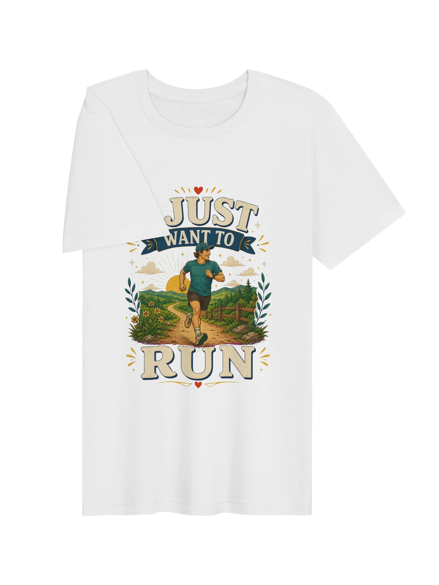 I Just Want To Run Tee product image (17)