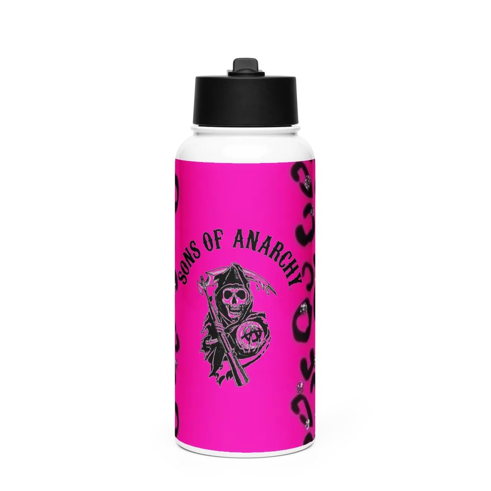 Grim Reaper Leopard Stainless Steel Bottle product image (1)