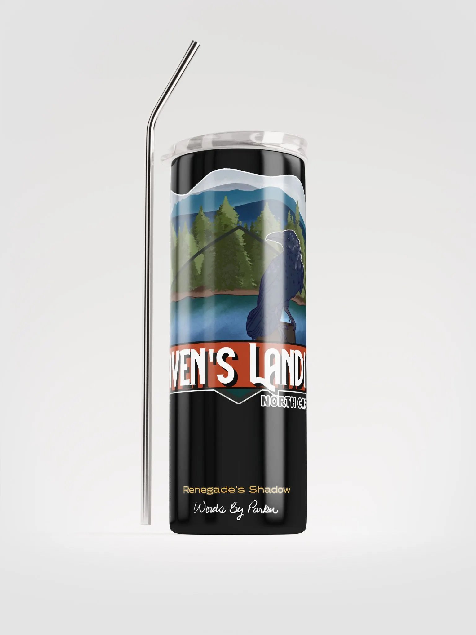 Raven's Landing Tumbler with Straw product image (1)