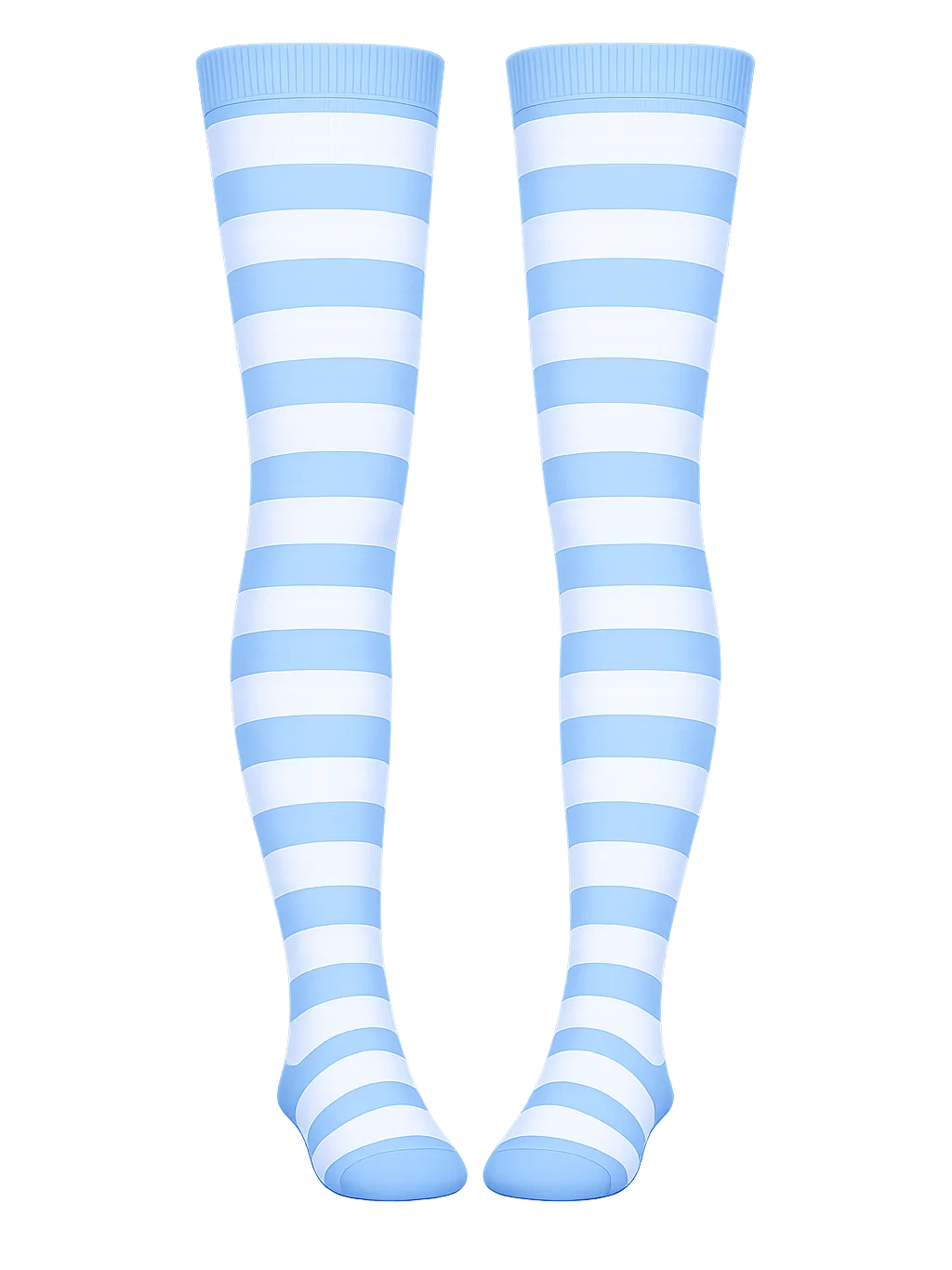 Blue and White Thigh Highs product image (1)