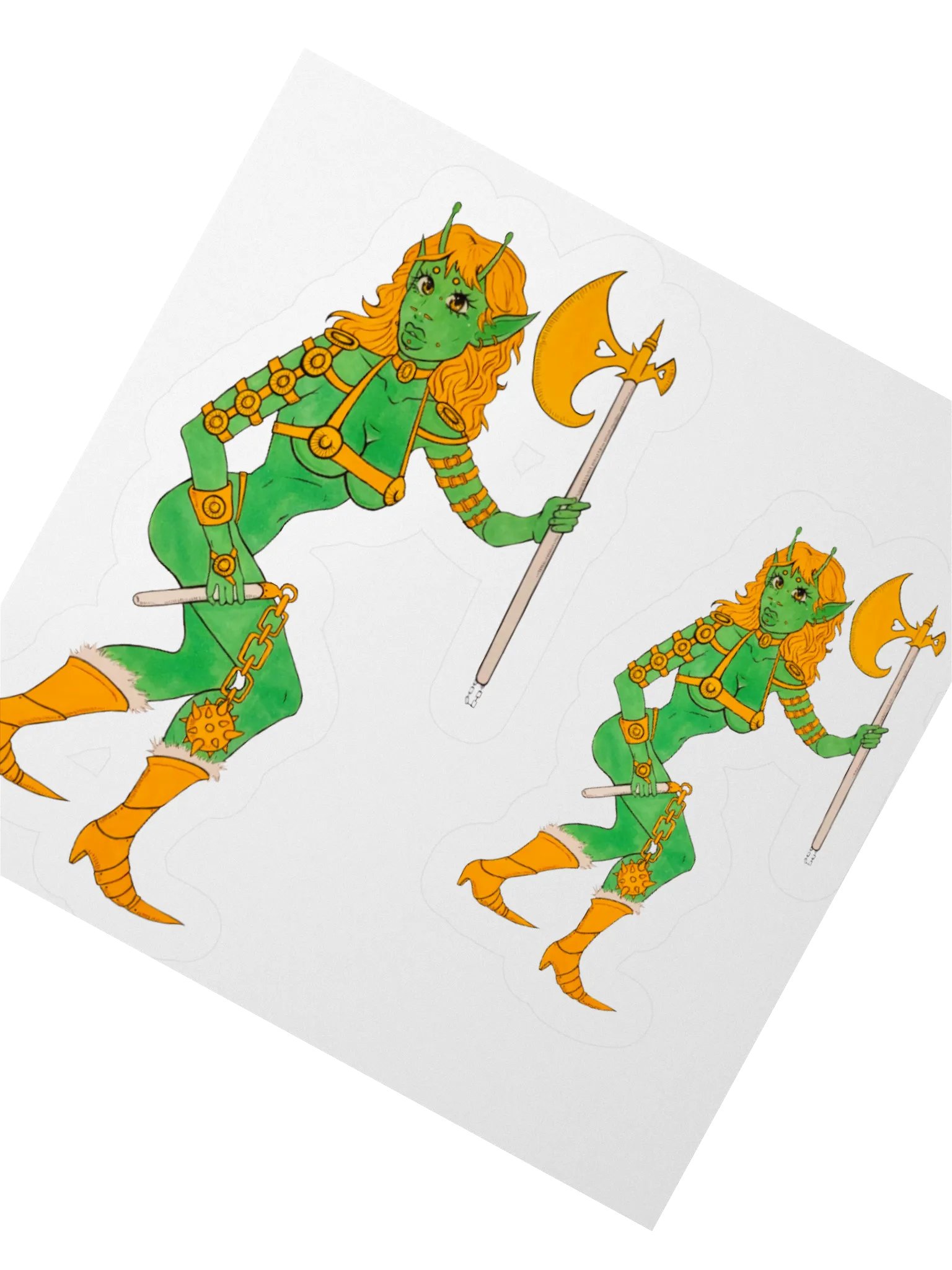 Pinuptober day 23 small stickers product image (2)