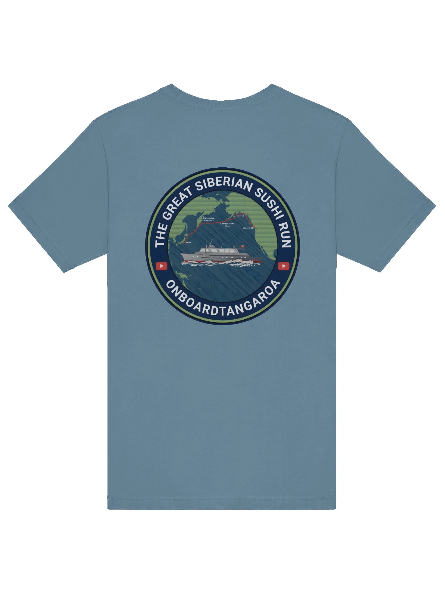 Ladies’ Scoop Neck T-Shirt – GSSR Route Map product image (6)