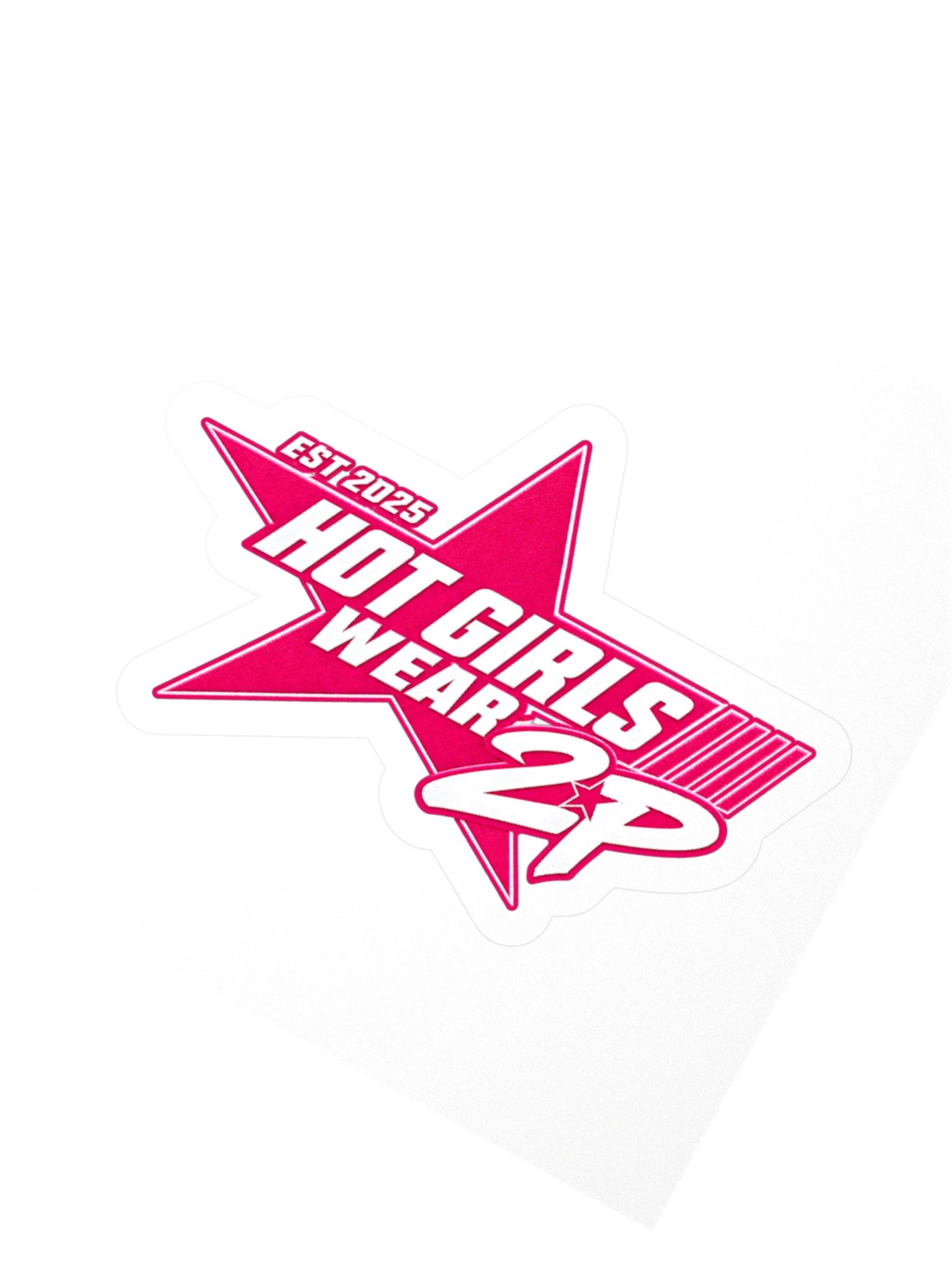 Hot Girls Wear 2P Star Sticker product image (6)