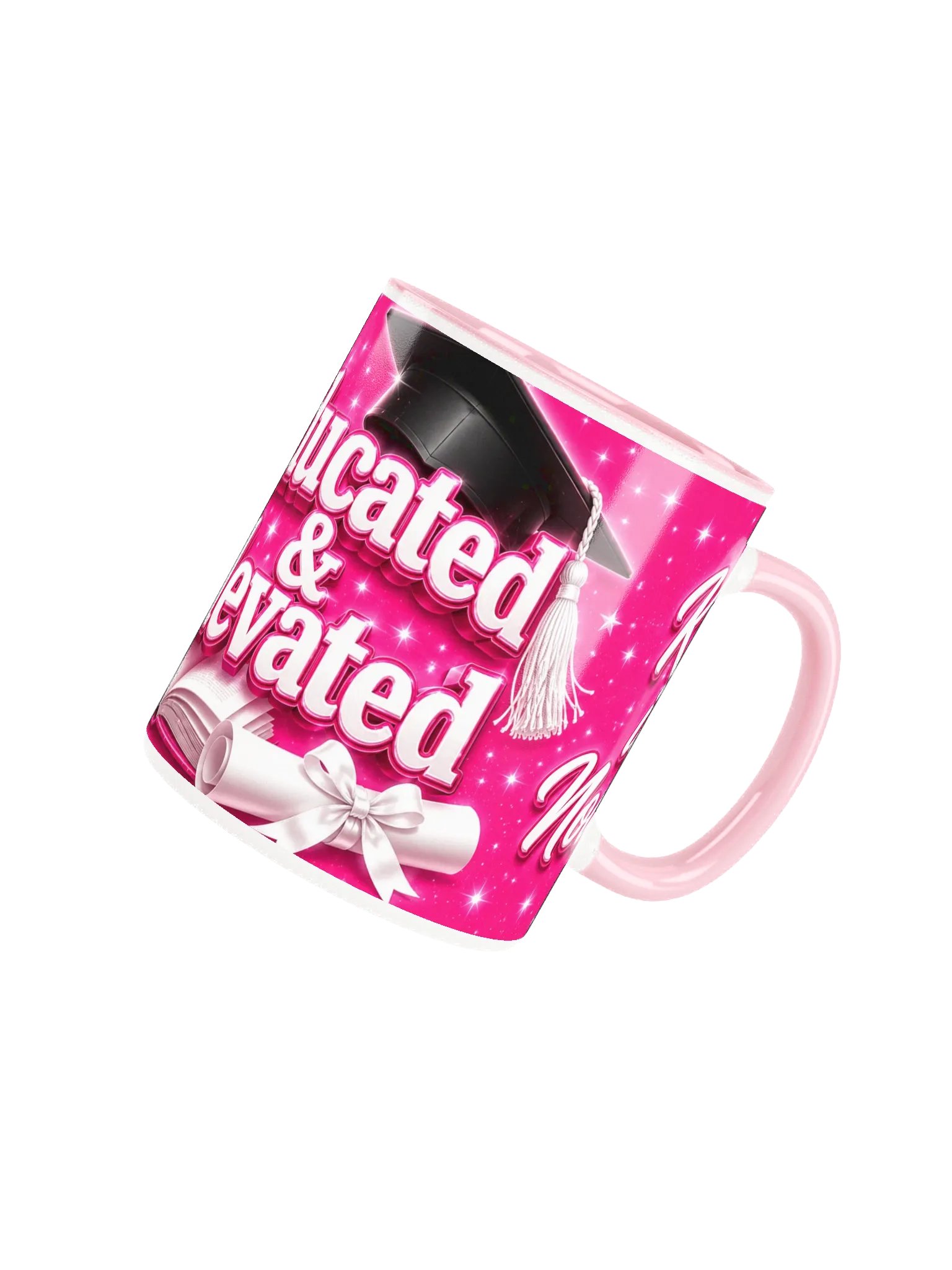 Educated & Elevated — Ceramic Graduation Mug 15oz product image (9)