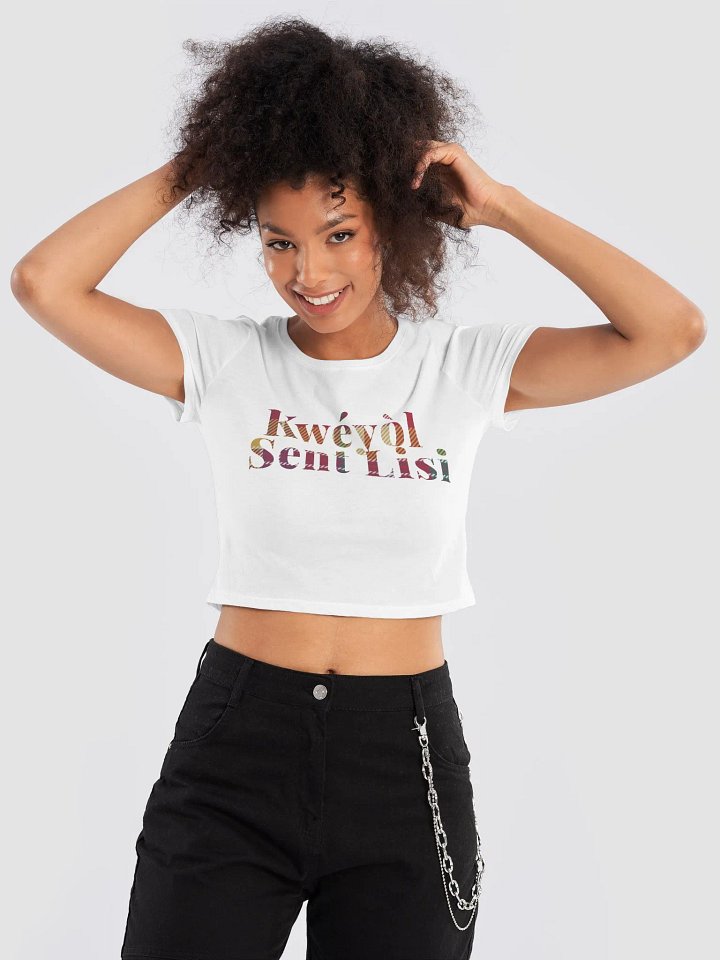Kwéyòl Sent Lisi Crop Tee product image (2)