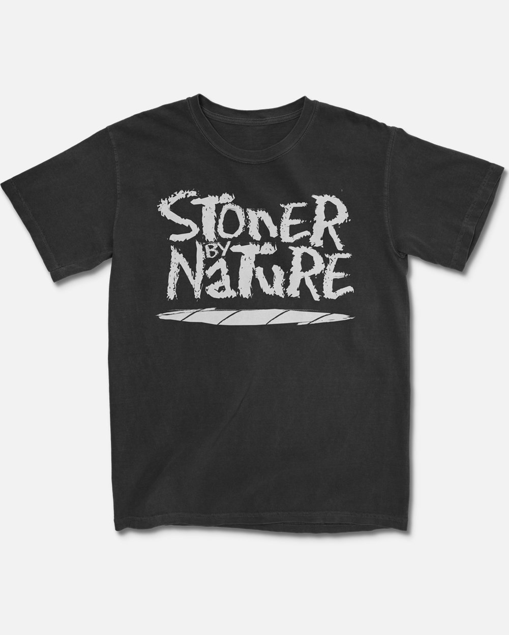 STONER BY NATURE WHITE JOINT TEE BLACK product image (4)