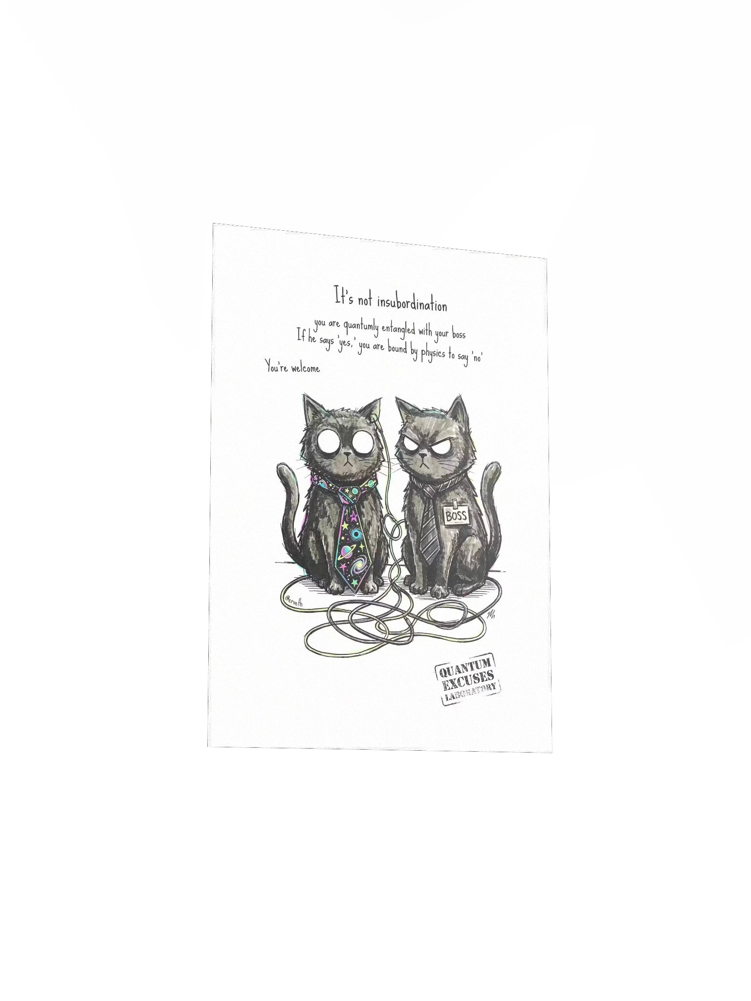 Quantum Cat Tips VI – Workplace Entanglement product image (6)
