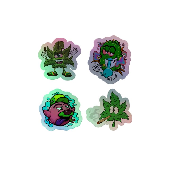 "Stoney Baloney" Holographic Sticker Set product image (2)