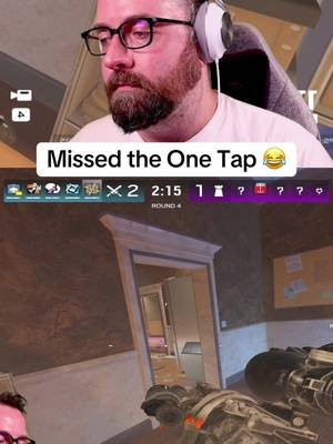 He missed the one tap 😂. #rainbowsixsiege #rainbow6 #r6siege #r6 #r6s 
