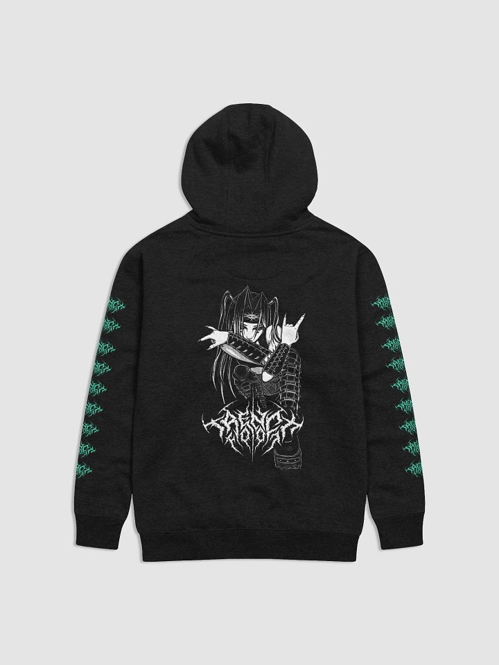 DEATHLOGO HOODIE AQUA product image (2)