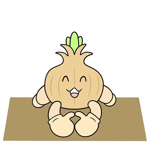 A cute kawaii onion doing yoga pose.

#cute #exercise #sport #drawing #fundesign #smile #cartoonstyle #cartoony #yoga #yogapo...