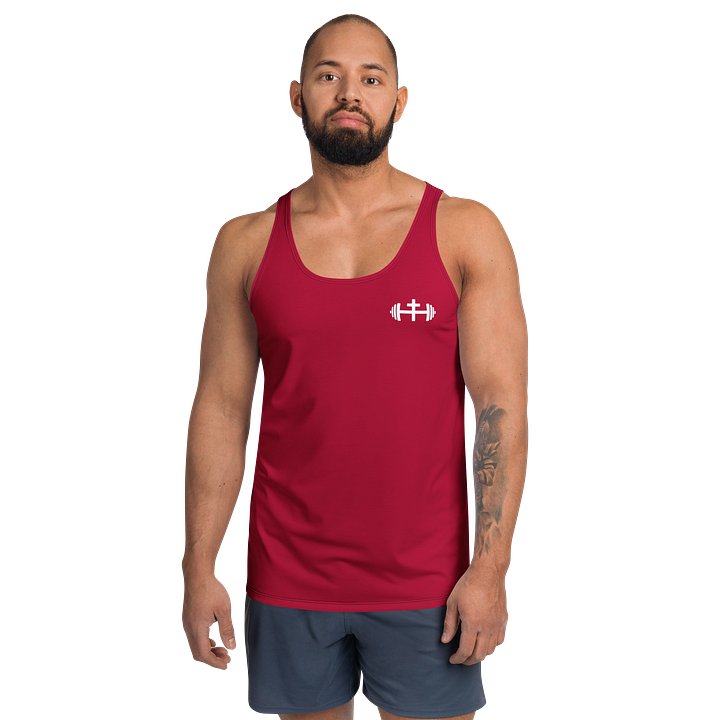 His House Unisex Performance Tank - Red product image (1)