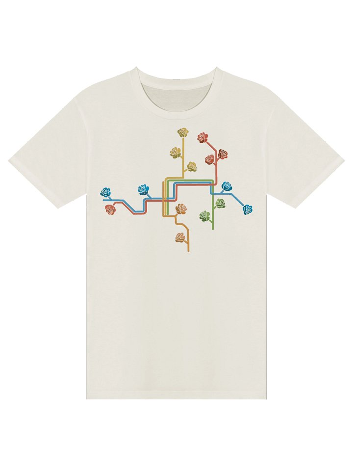 Blooming Portland Transit Map - The T-Shirt product image (4)