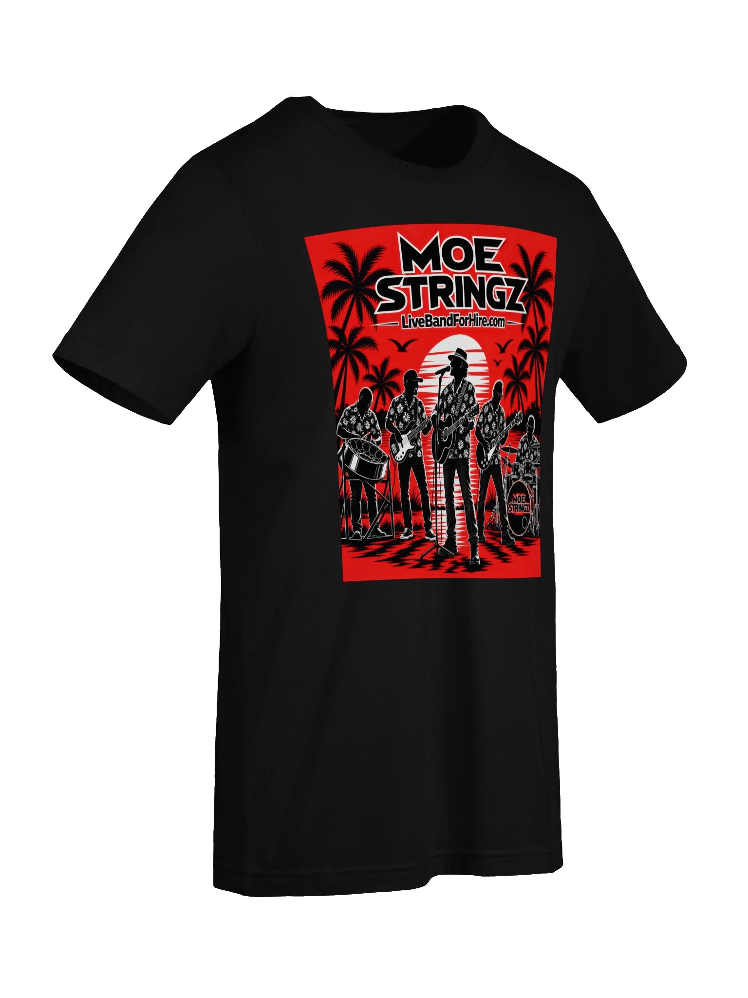 Moe Stringz T-Shirt Black product image (7)