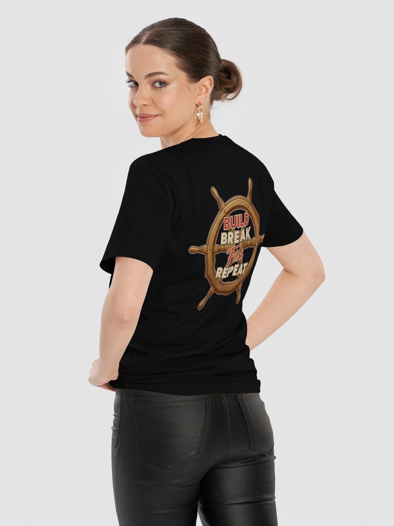 T-Shirt – Build. Break. Fix. Repeat. product image (56)