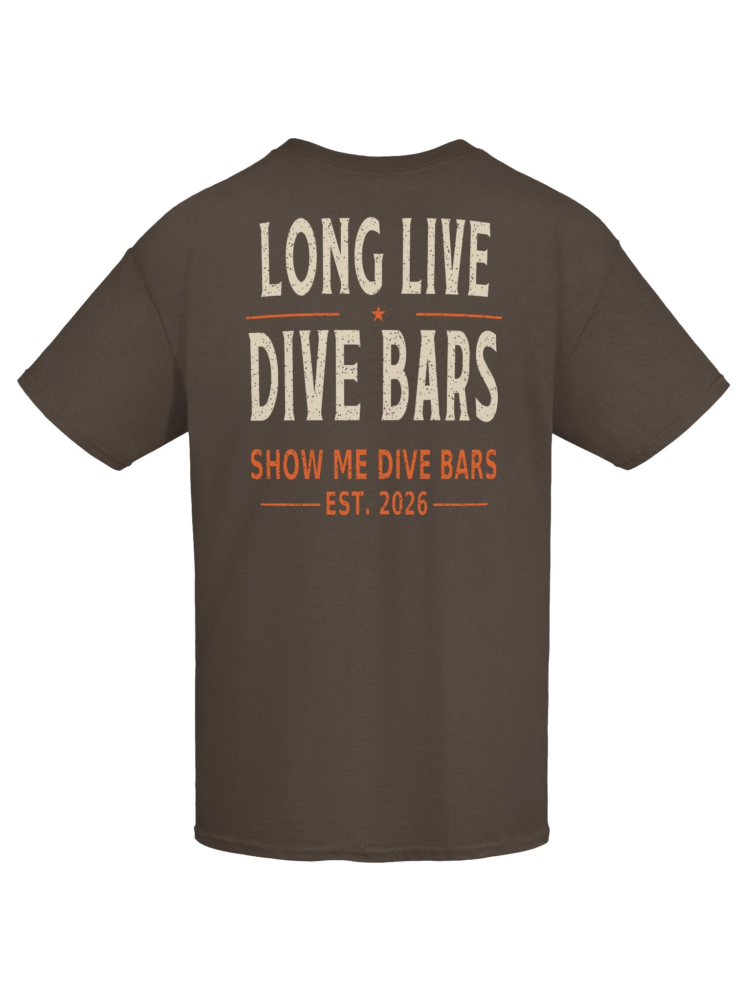 Long Live Dive Bars Tee — Brown product image (7)
