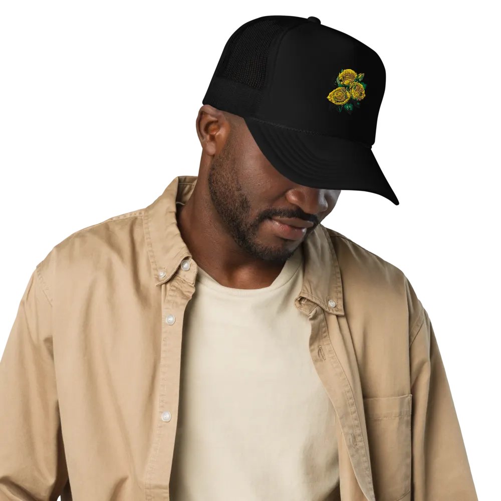 Yellow rose cap product image (8)