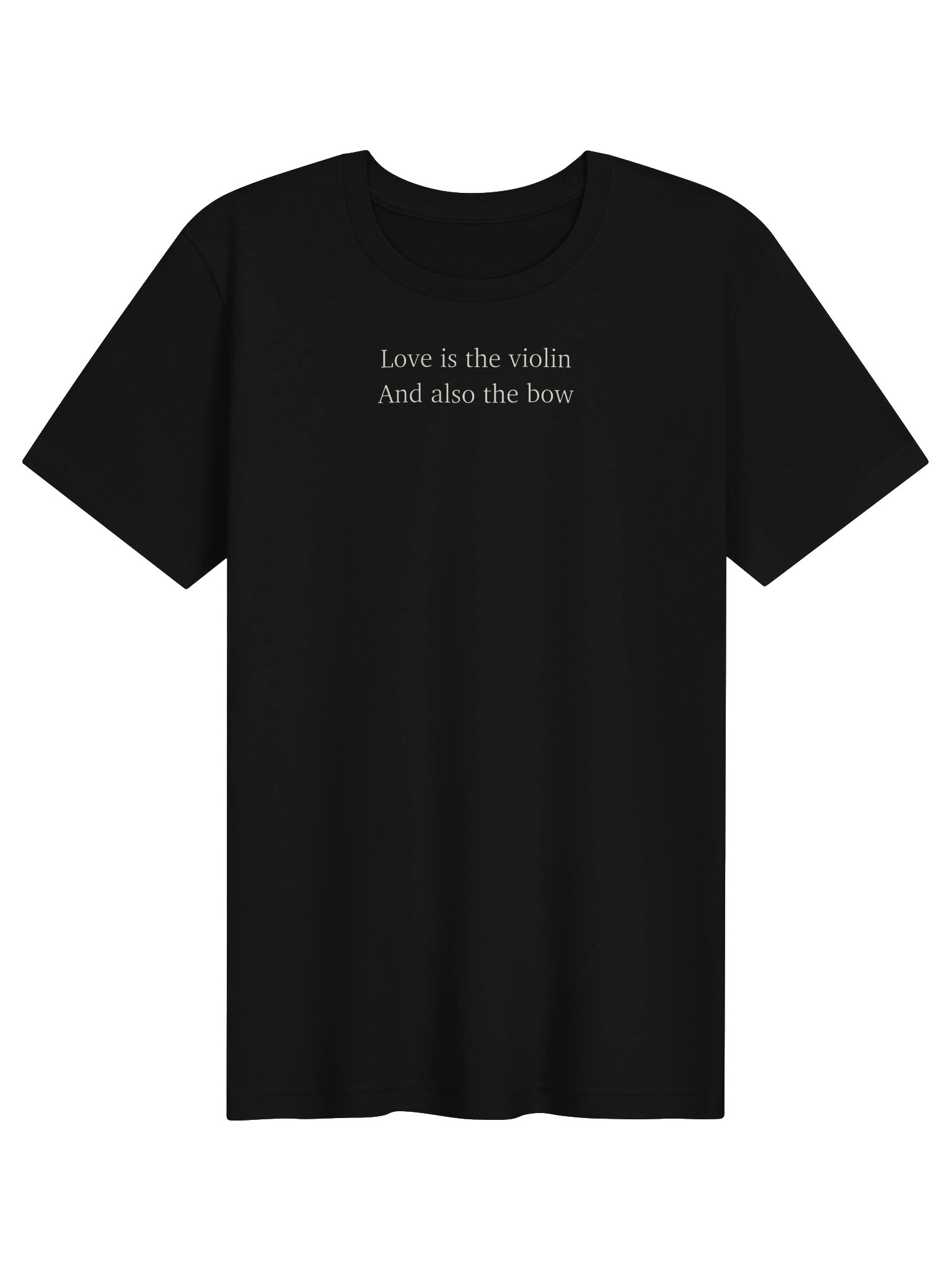 The Violin and the Bow — Tee product image (1)