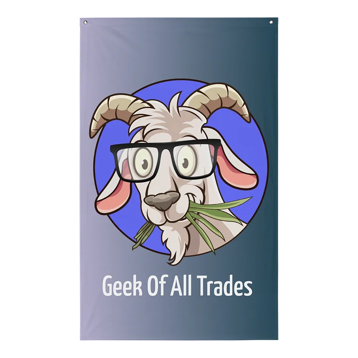 Geek Of All Trades Flag product image (1)