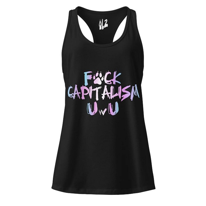 F*ck Capitalism UwU Racerback Tank Top product image (2)