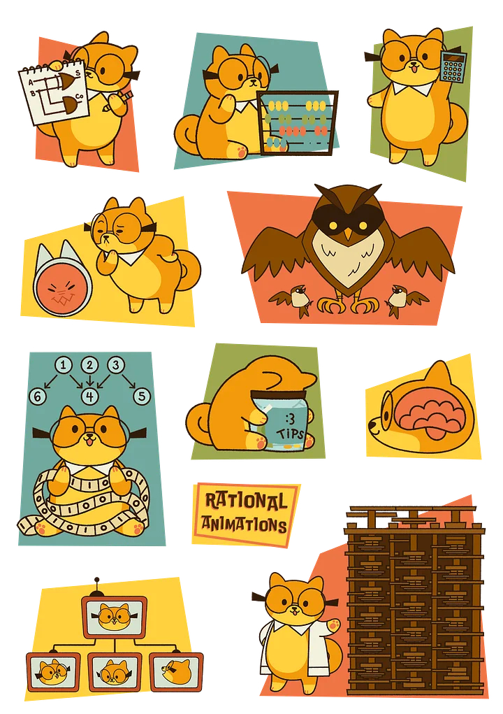 Patreon Tier Sticker Sheet product image (1)