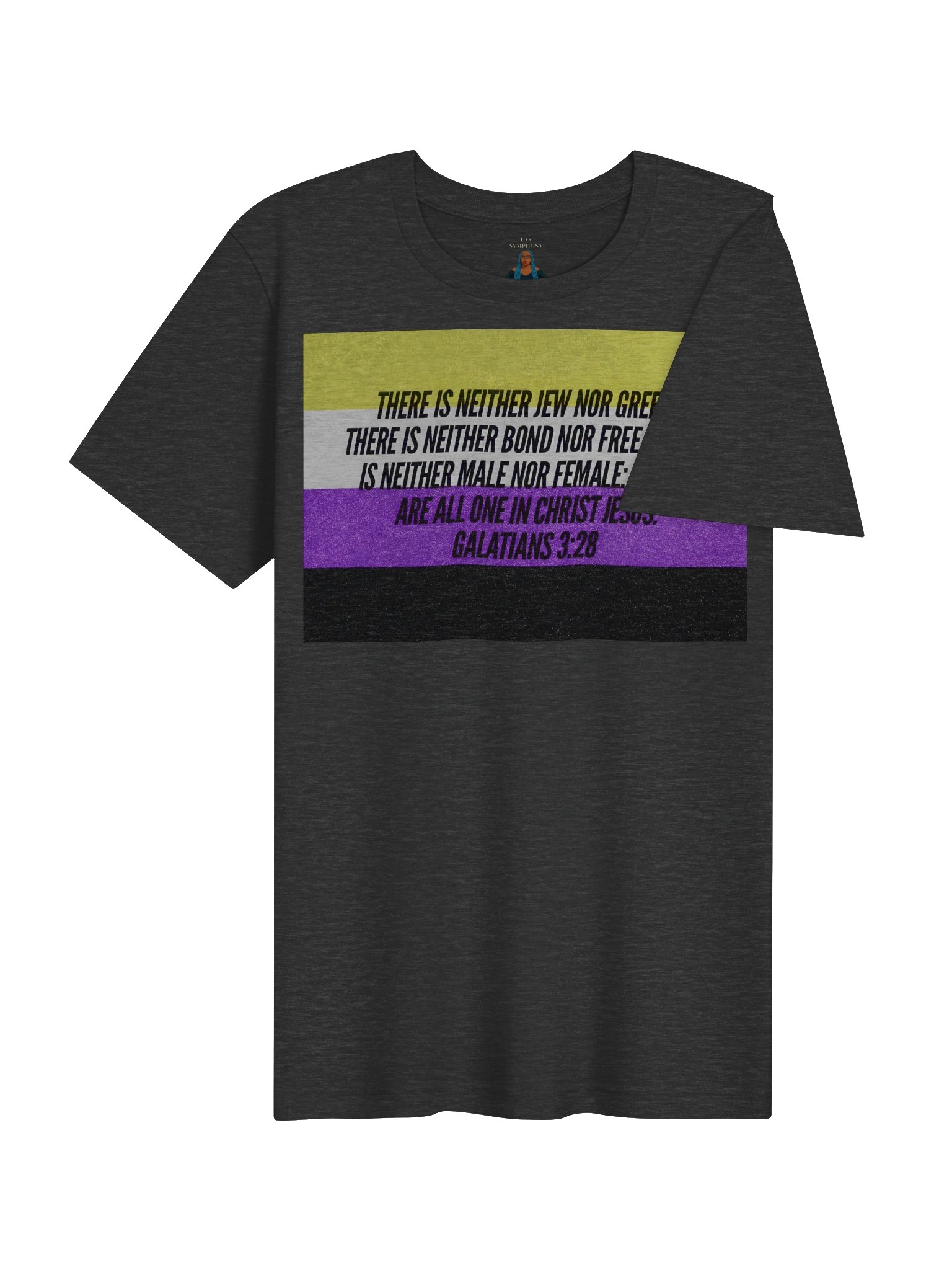 Galatians 3:28 Nonbinary Unity Tee product image (4)