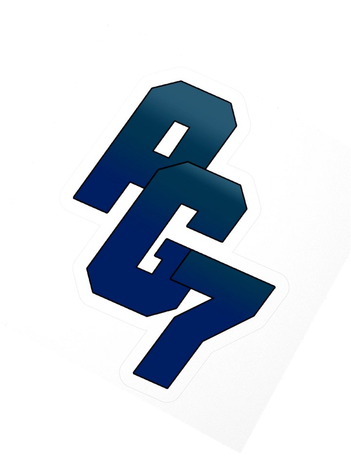 AG7 Blue Sticker product image (2)
