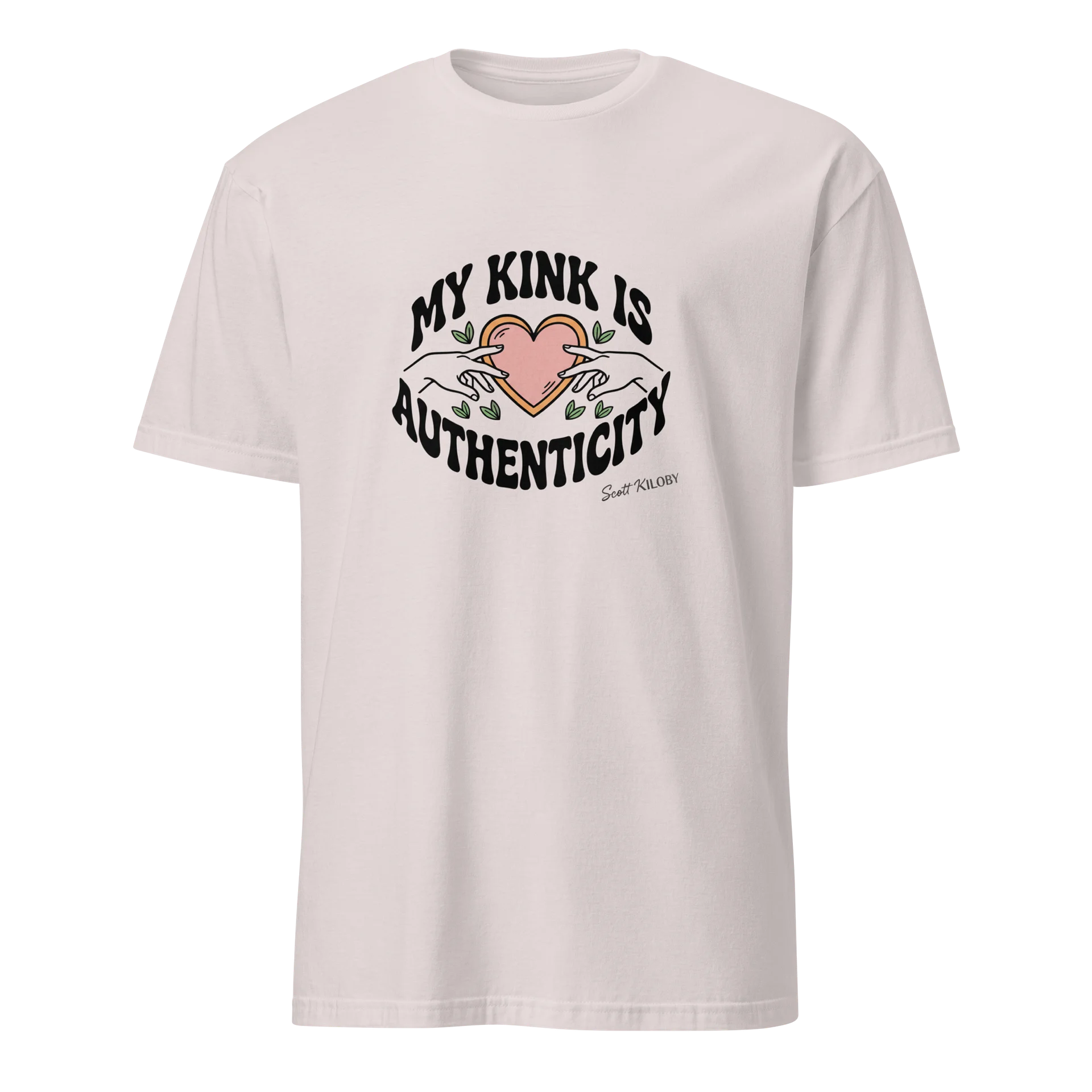 “My Kink Is Authenticity” Ice Grey Soft Style T-Shirt product image (1)