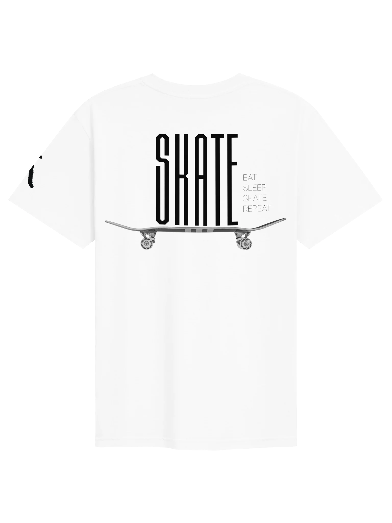 Upgrid Skate T-shirt (Eat, sleep, skate, repeat) product image (2)