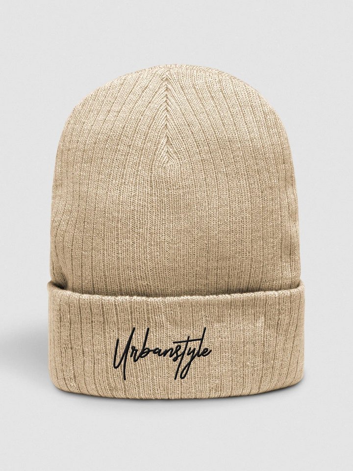 Eco-Friendly Ribbed Knit Beanie product image (1)