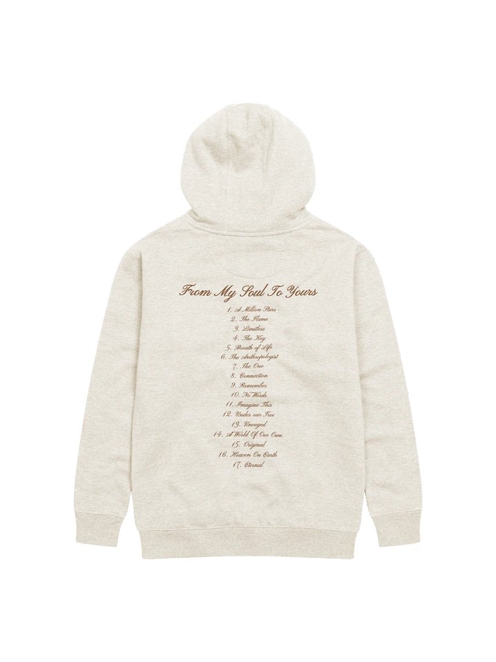 "From my soul to yours" Tan Hoodie product image (2)