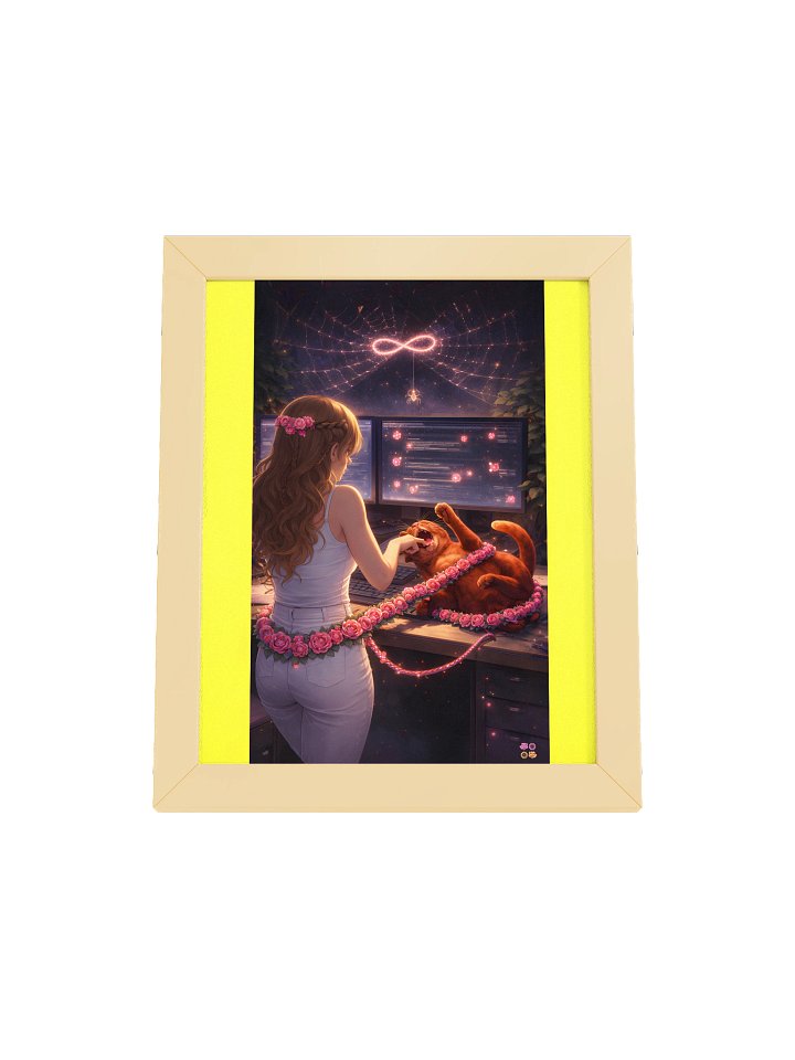 8 Strength Tarot Art Framed Poster product image (1)