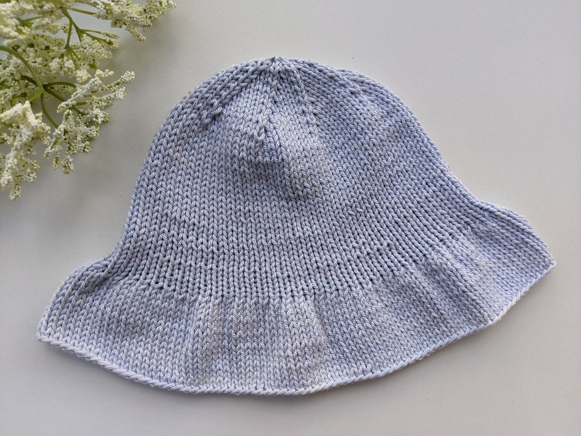 Knit Summer Bucket Hat Pattern product image (7)