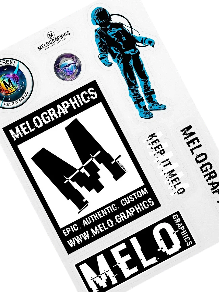 #MeloCrew Swag Pack - Digital Edition & Sticker Sheet | #MadeByMELO product image (2)
