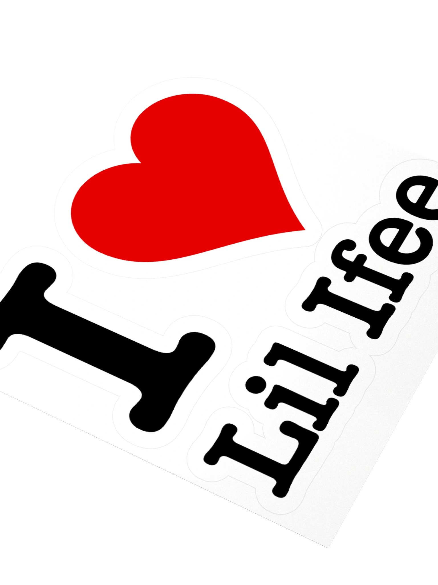"I love Lil Ifee" stickers product image (9)
