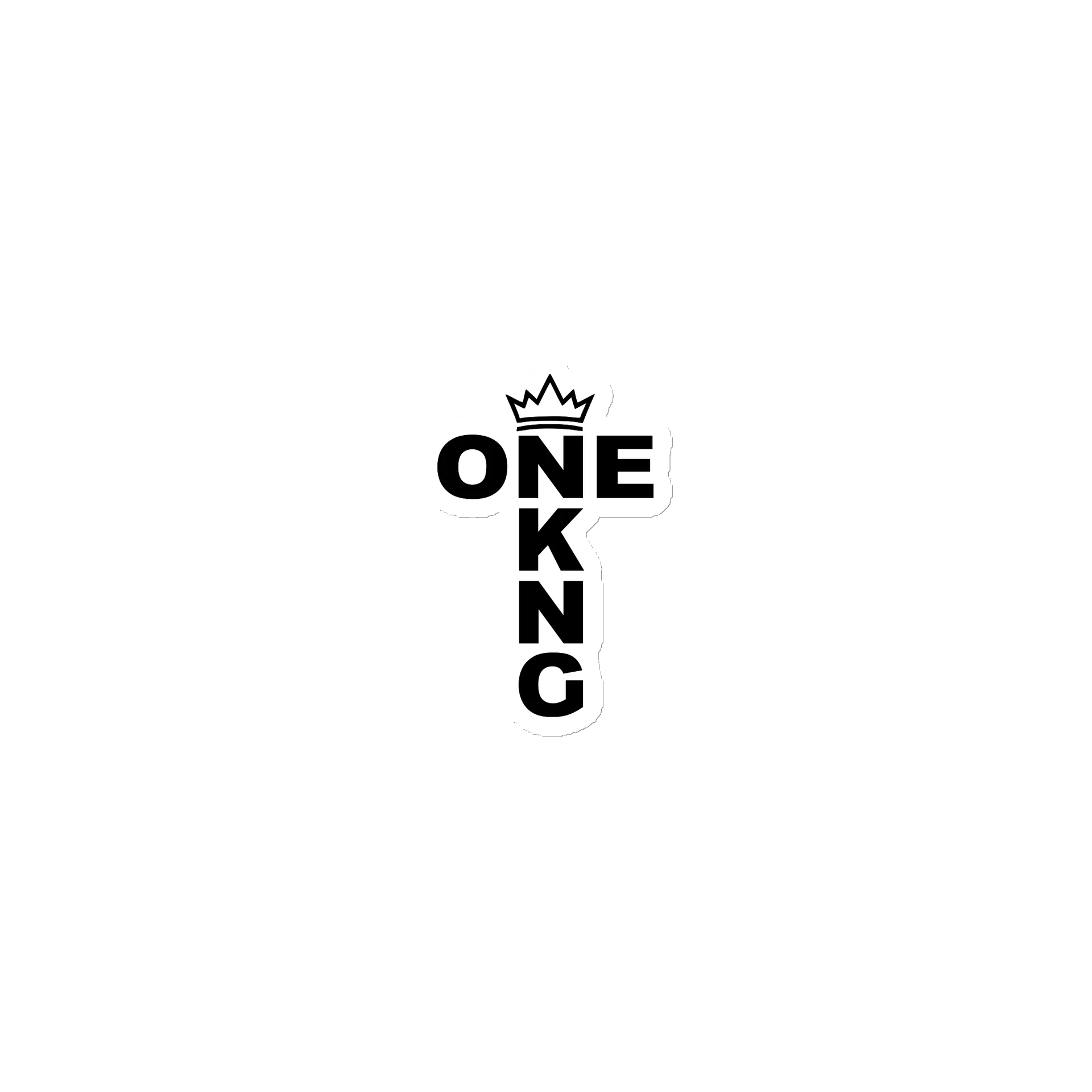 ONE KING Royal Cross Die-Cut Magnet product image (1)