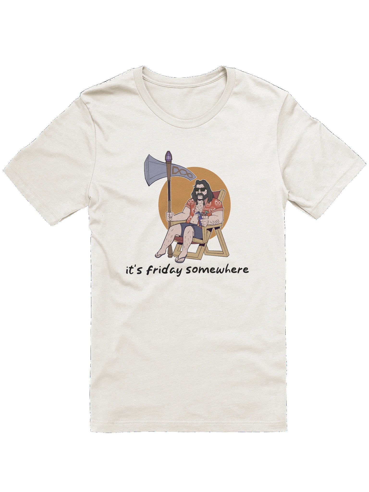 It's Friday Somewhere T-Shirt (Black Text) product image (37)