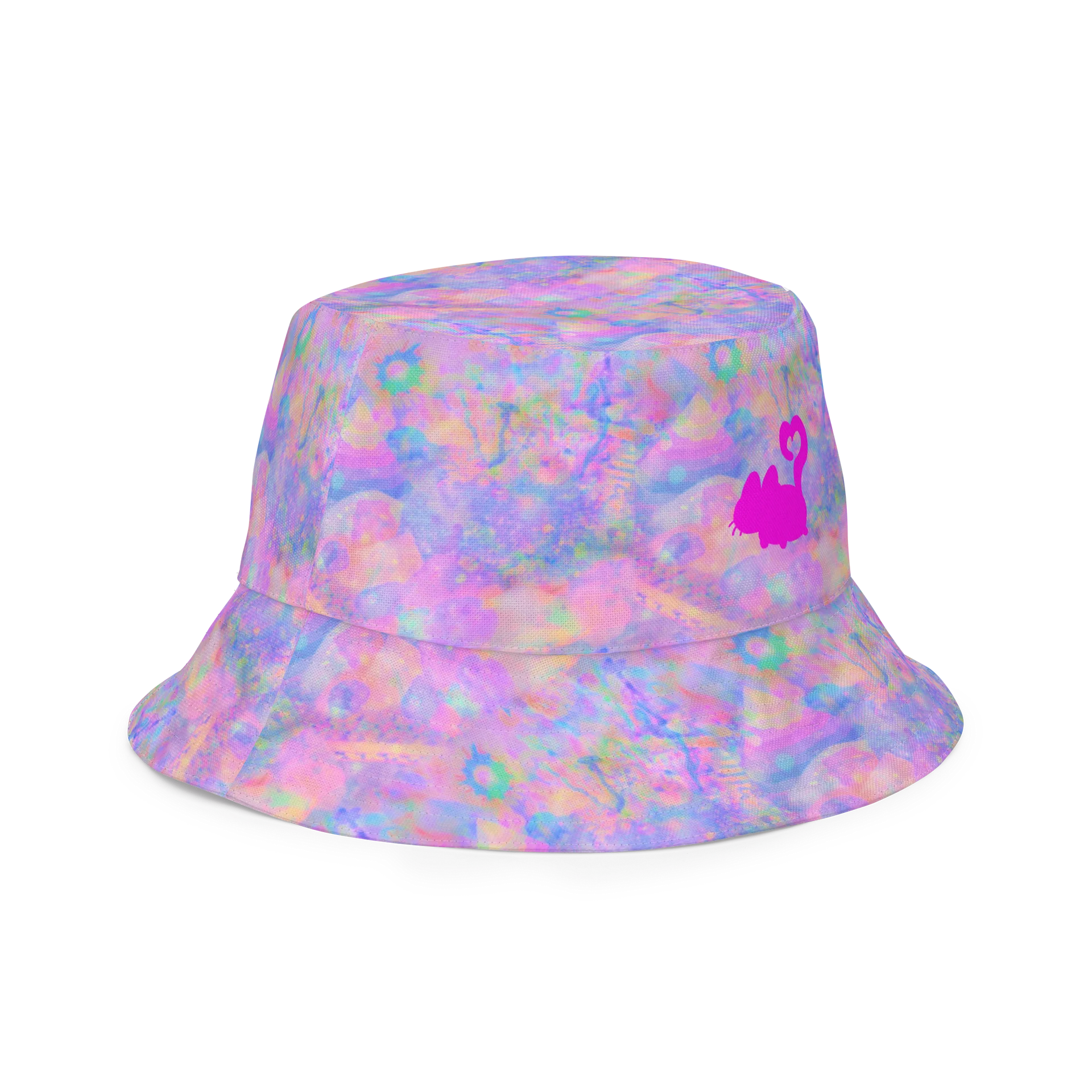 vangoggles.com reversible bucket hat (spacescape/acidrainbow) product image (3)