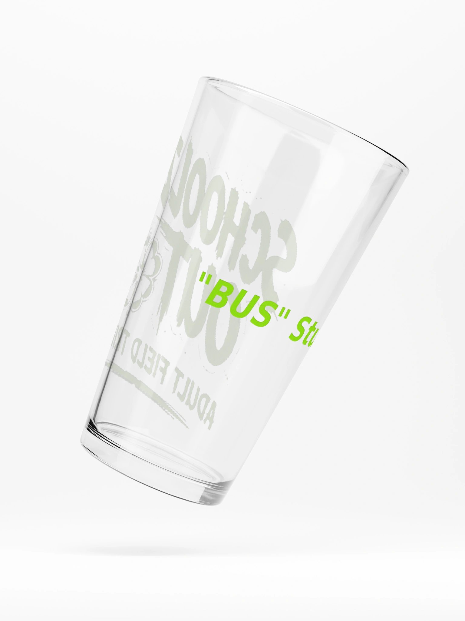 Schoolz Out Adult Field Trips "BUS" Stuff Glass product image (5)