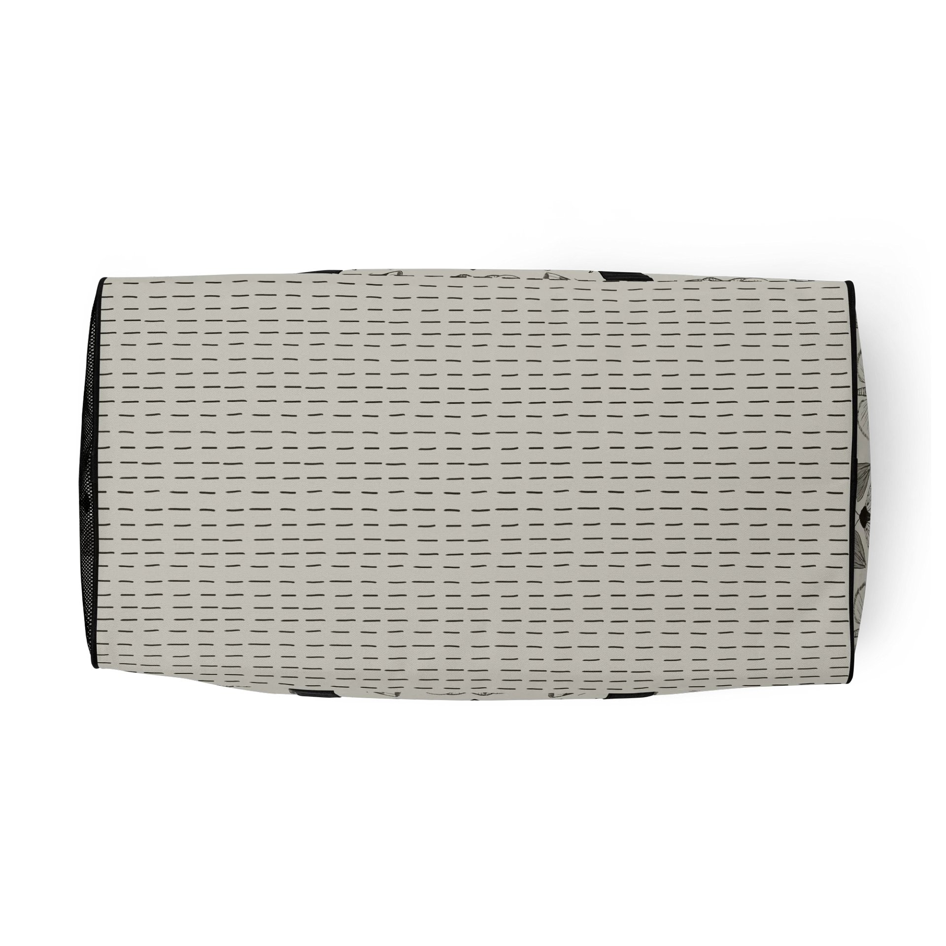 Nocturnal Cream Print Duffle Bag product image (5)
