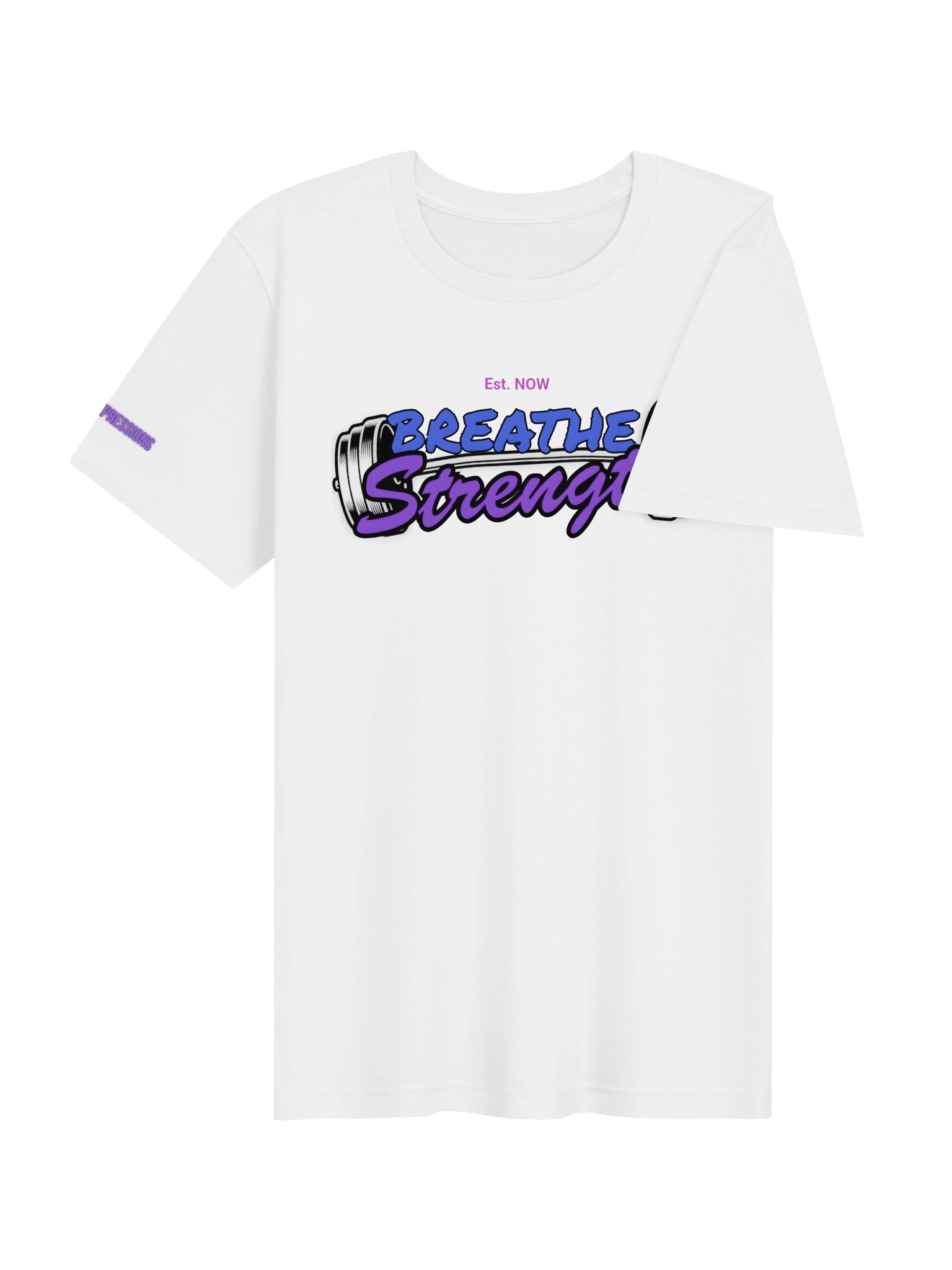 Breathe Strength Fitness Graphic Tee product image (94)