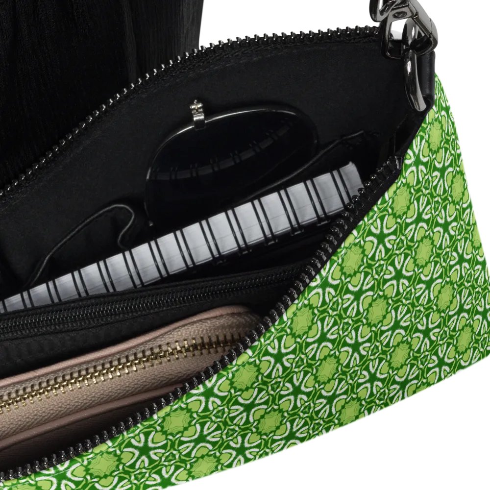 Symmetrical Green Floral Crossbody Bag product image (7)