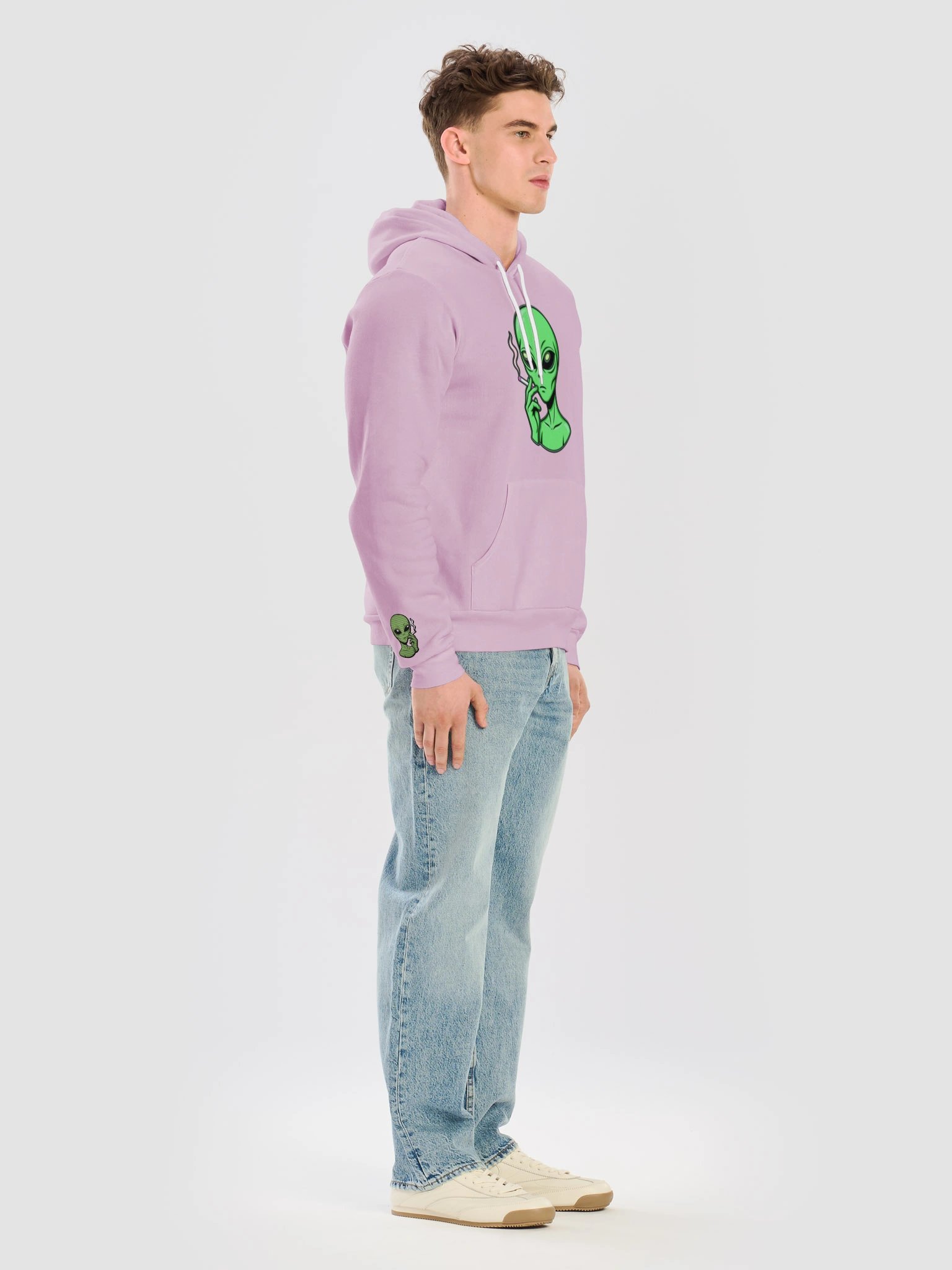 Alien Man Has Left The Fucking Planet Hoodie V product image (38)