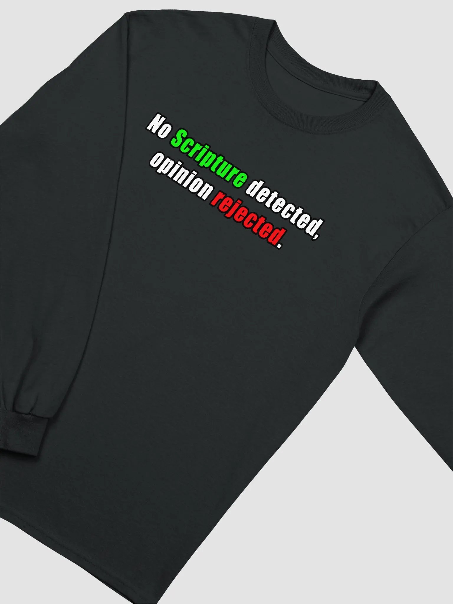 No Scripture Detected Long Sleeve product image (3)