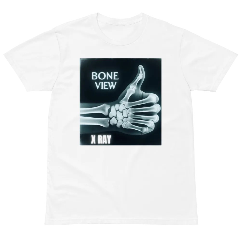 Bone View X-Ray Thumbs-Up T-Shirt product image (2)
