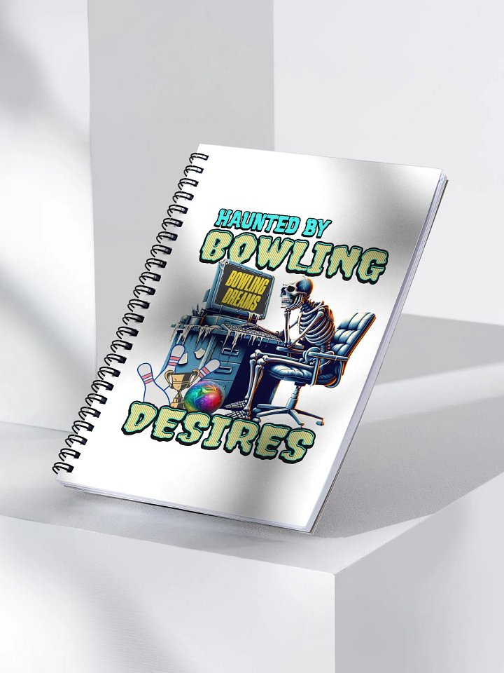 Haunted By Bowling Desires Spiral Notebook product image (2)