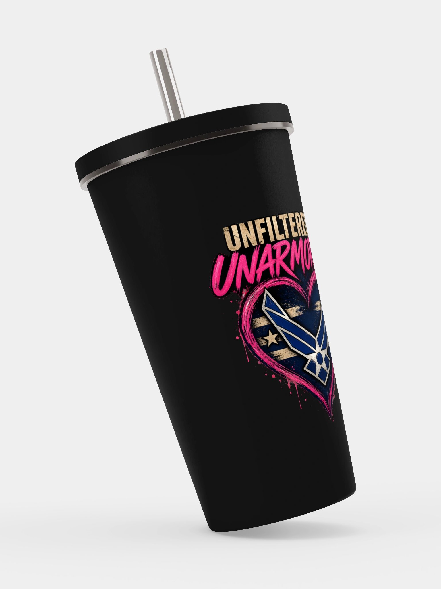 Air Force U&U Heart Tumbler product image (2)